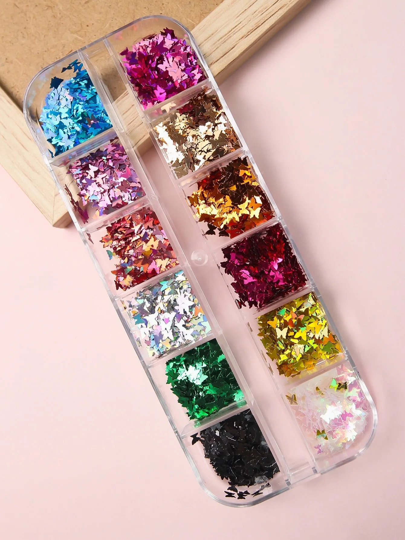 12 Grid Nail Art Rhinestones