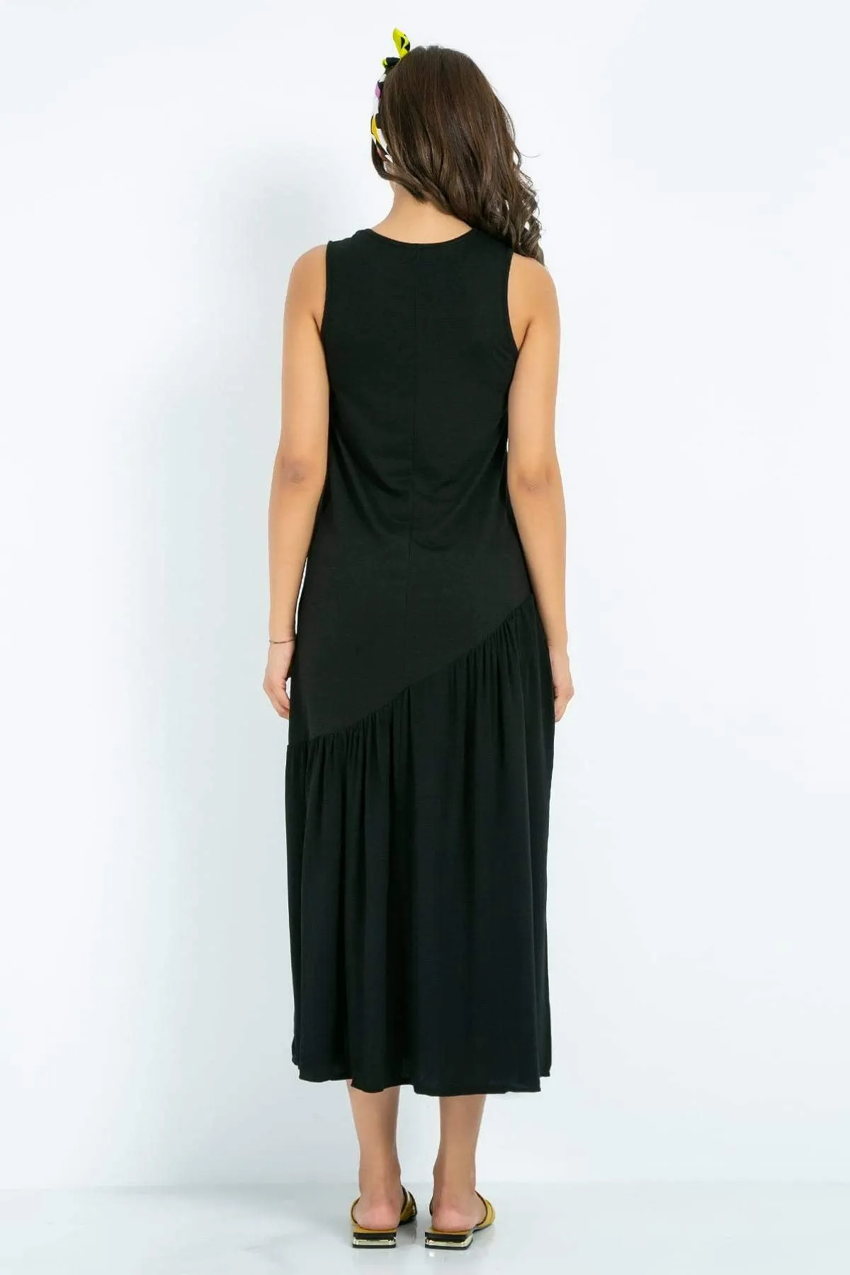 13120 Black Maxi Dress