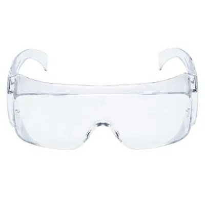 3M Tour-Guard V Protective Eyewear, Clear Polycarbon Hard Coat Lenses, Clear Frame, 7100086111