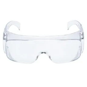 3M Tour-Guard V Protective Eyewear, Clear Polycarbon Hard Coat Lenses, Clear Frame, 7100086111