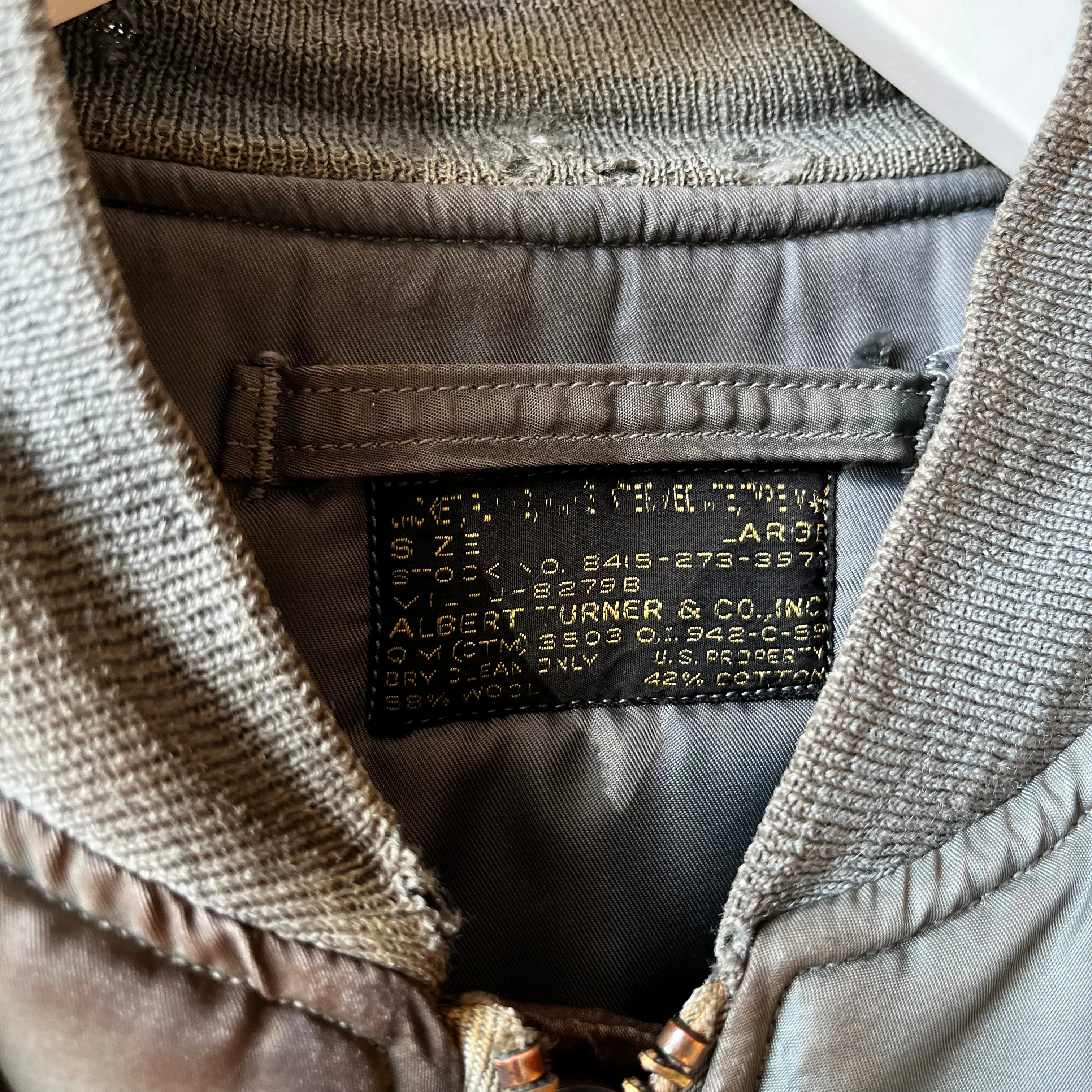 50's MA-1 Flight Jacket - Large