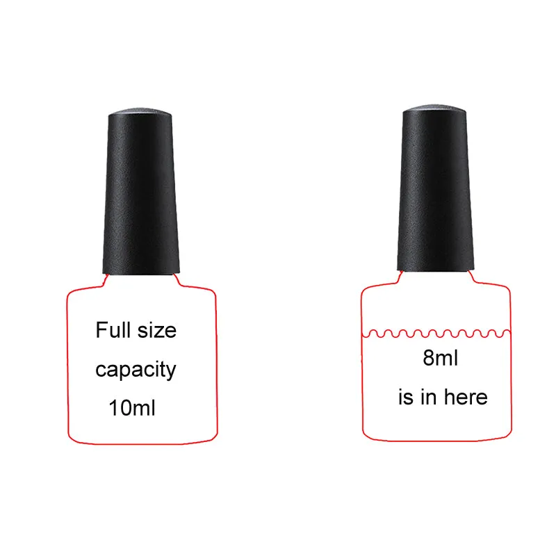 8ml UV Gel Nail Polish Top coat 2pcs Base and Top coat Varnishes Nail Gel primer Long Lasting Soak off  UV Gel Nail Art Manicure