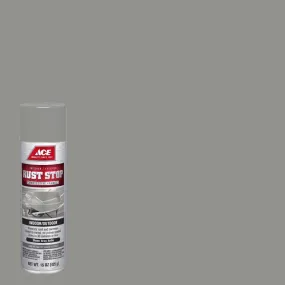 Ace Rust Stop Satin Stone Gray Protective Enamel Spray Paint 15 oz