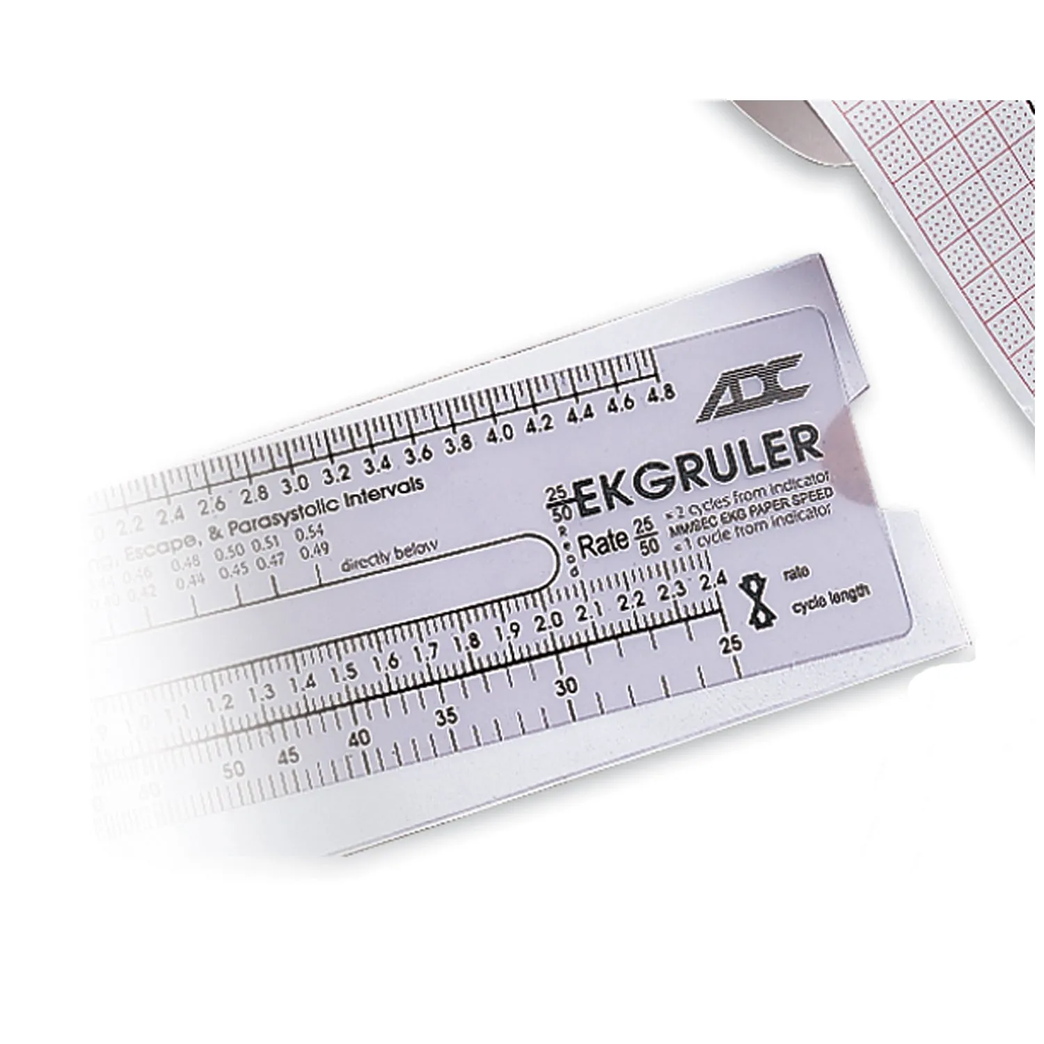 Adc Ekg Ruler Ekg Ruler
