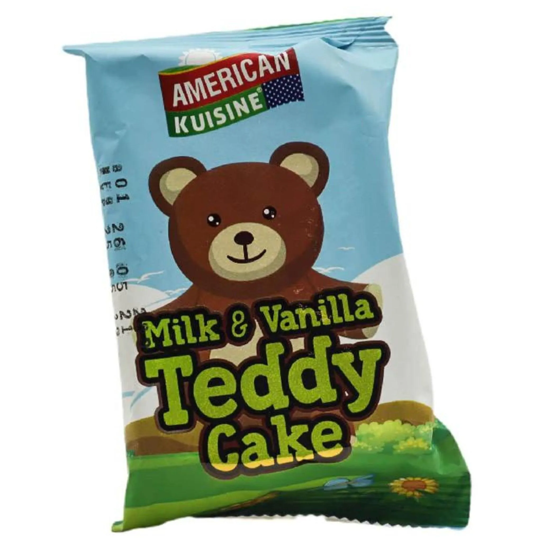 AMERICAN KUISINE MILK & VANILLA TEDDY CAKE 28G
