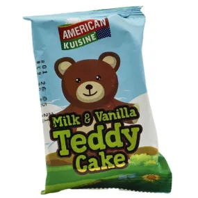 AMERICAN KUISINE MILK & VANILLA TEDDY CAKE 28G