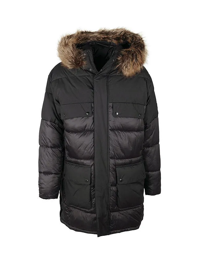 Barbour International Contrast Redford Park Black