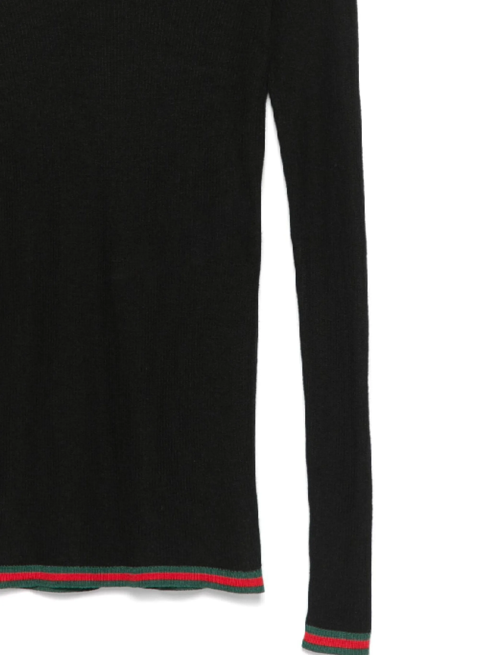 Black Cashmere and Silk Turtleneck Top