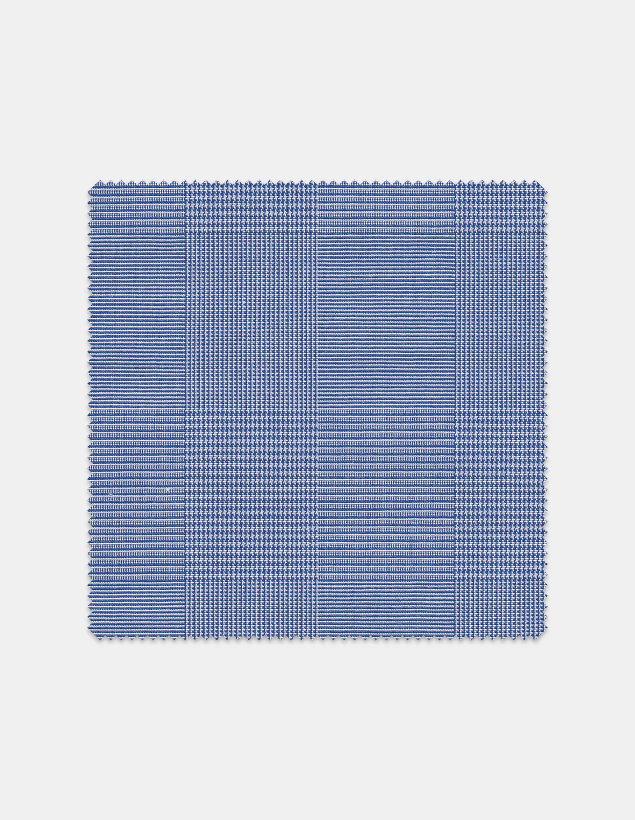 Blue Prince of Wales Cotton Stretch | Five Pocket
