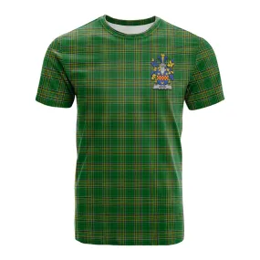 Boyd of Danson Irish Clan Tartan Cotton T-shirt with Coat of Arms