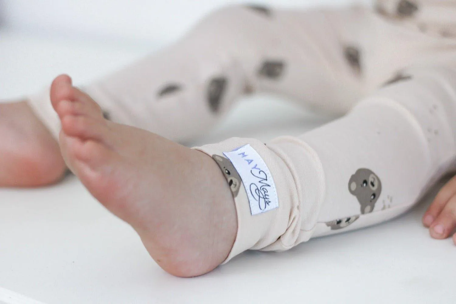 Broekje beertjes beige Teddy 86/92