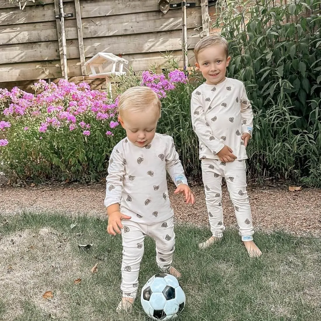 Broekje beertjes beige Teddy 86/92