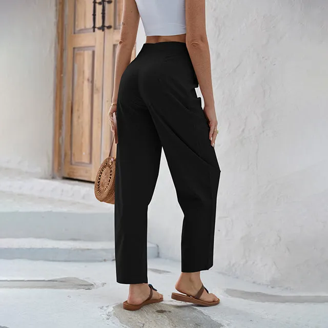 Casual Wide Leg Trousers