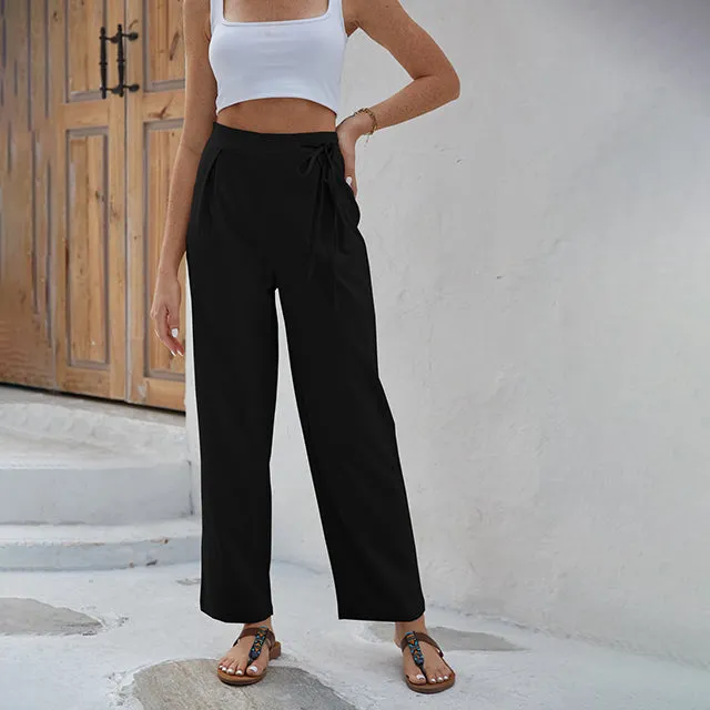 Casual Wide Leg Trousers