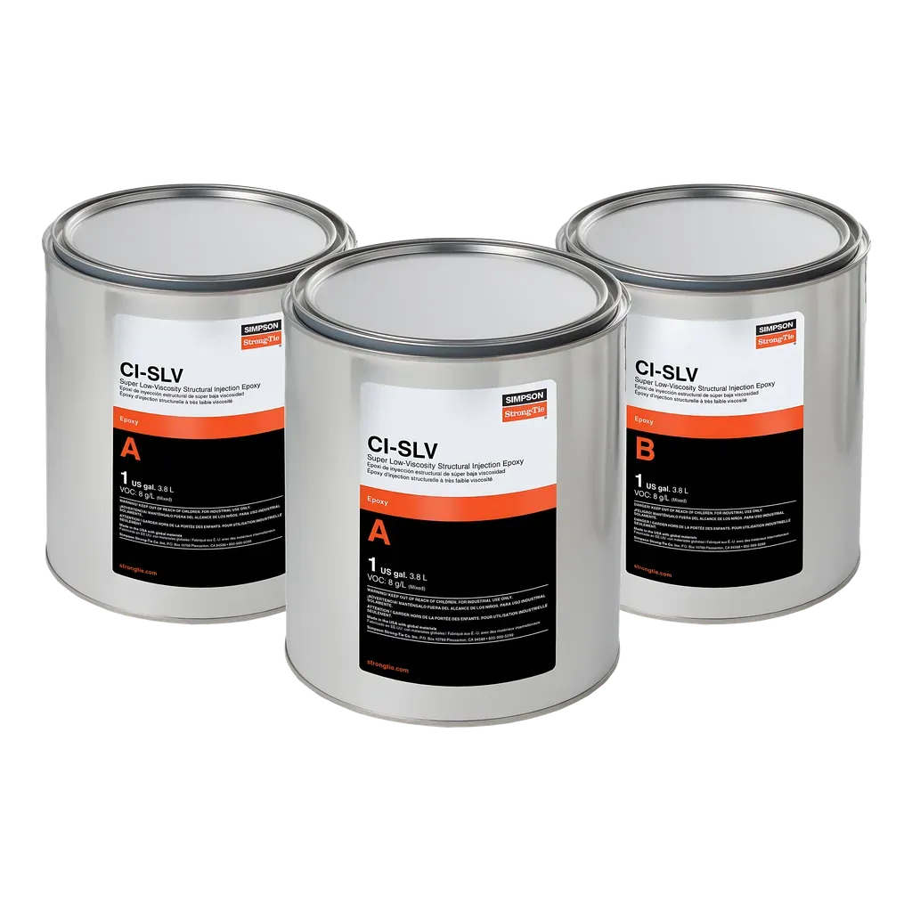 CI-SLV Super-Low-Viscosity Structural Injection Epoxy (3-gal. Kit)
