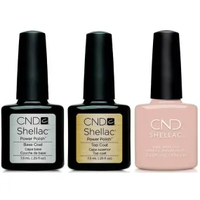 CND - Shellac Combo - Base, Top & Gala Girl