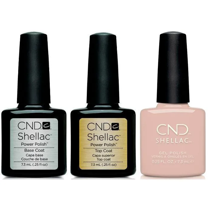 CND - Shellac Combo - Base, Top & Gala Girl