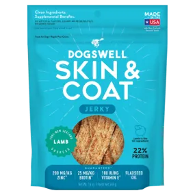 DOGSWELL Skin & Coat GF Jerky Lamb 10oz*