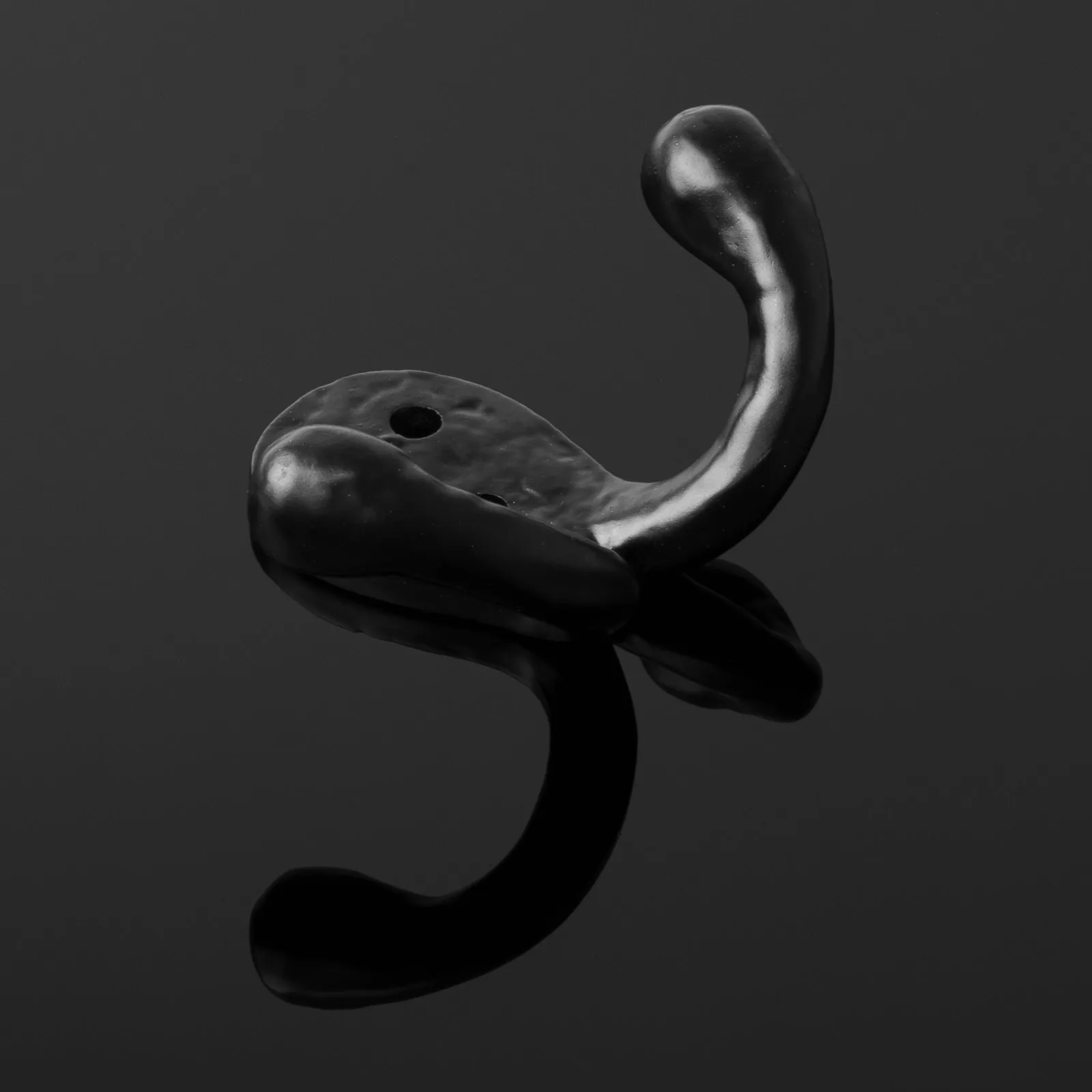 Double Robe Hook - Black