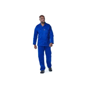 DROMEX EXECUFIT POLYCOTTON CONTI PANTS COLOUR-ROYAL SIZE 38