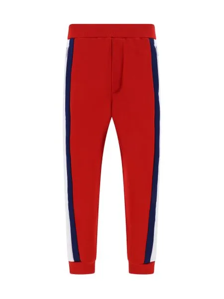 DSQUARED2 Men's FW23 Colorblock Pants with 55% CO and 45% PL Blend