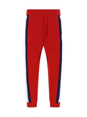 DSQUARED2 Men's FW23 Colorblock Pants with 55% CO and 45% PL Blend