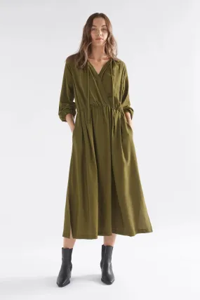 ELK Etne Dress - Dark Olive