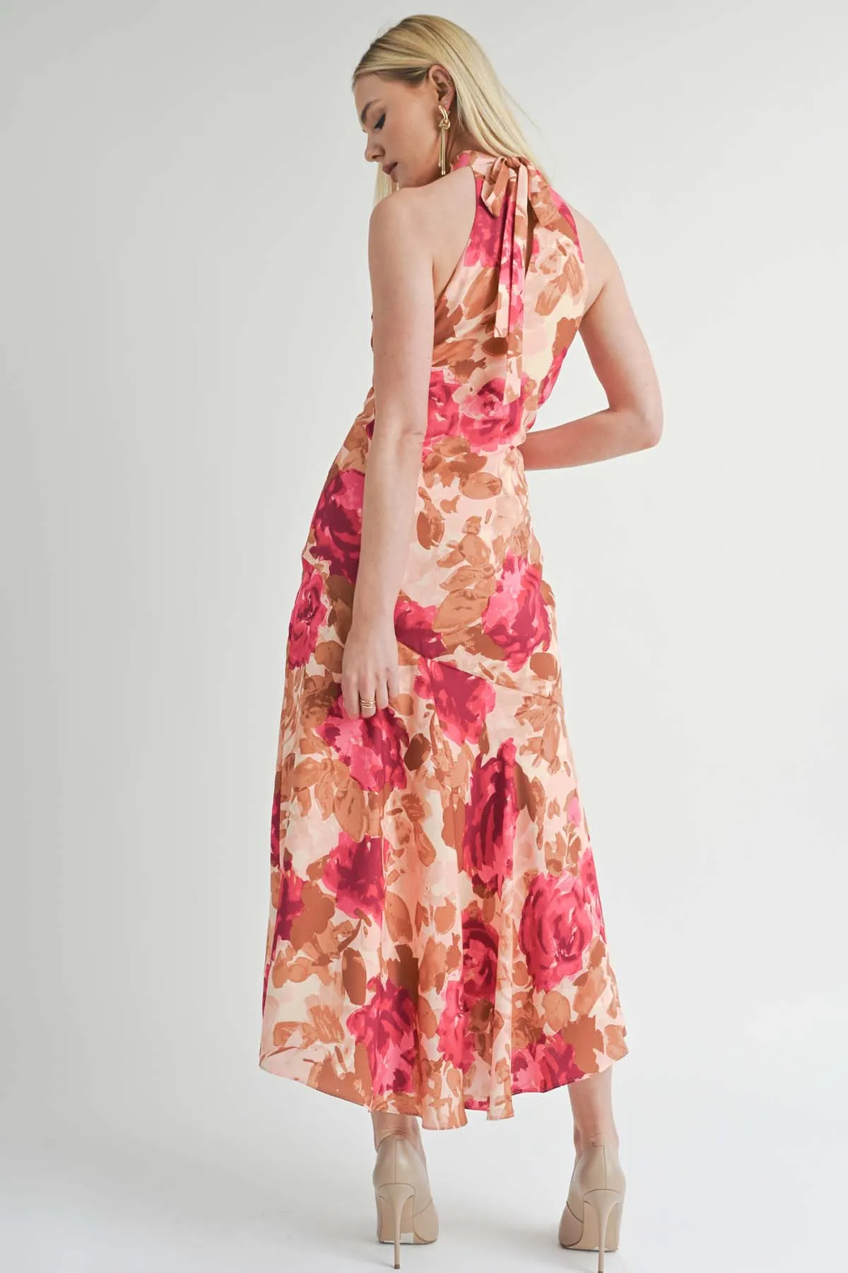 EMPOWERED HALTER MAXI DRESS