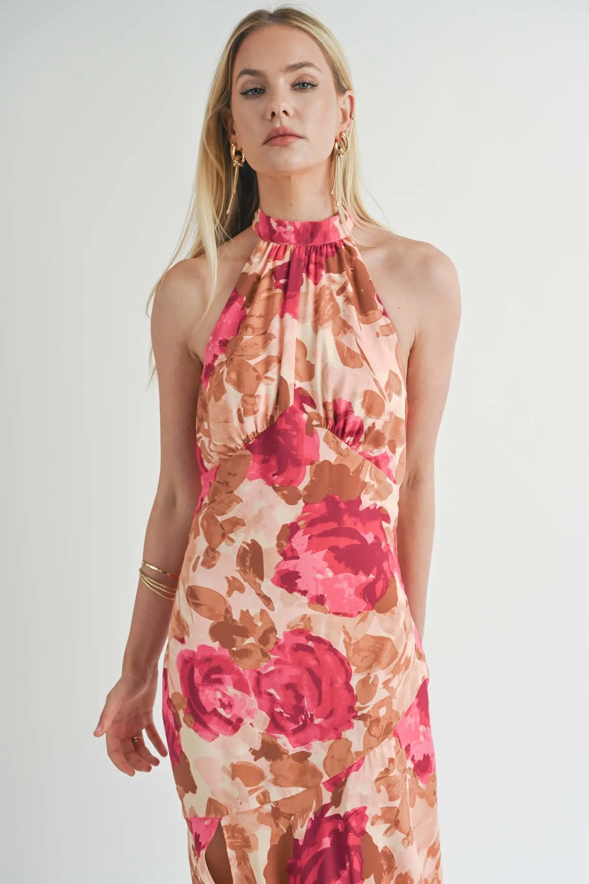 EMPOWERED HALTER MAXI DRESS