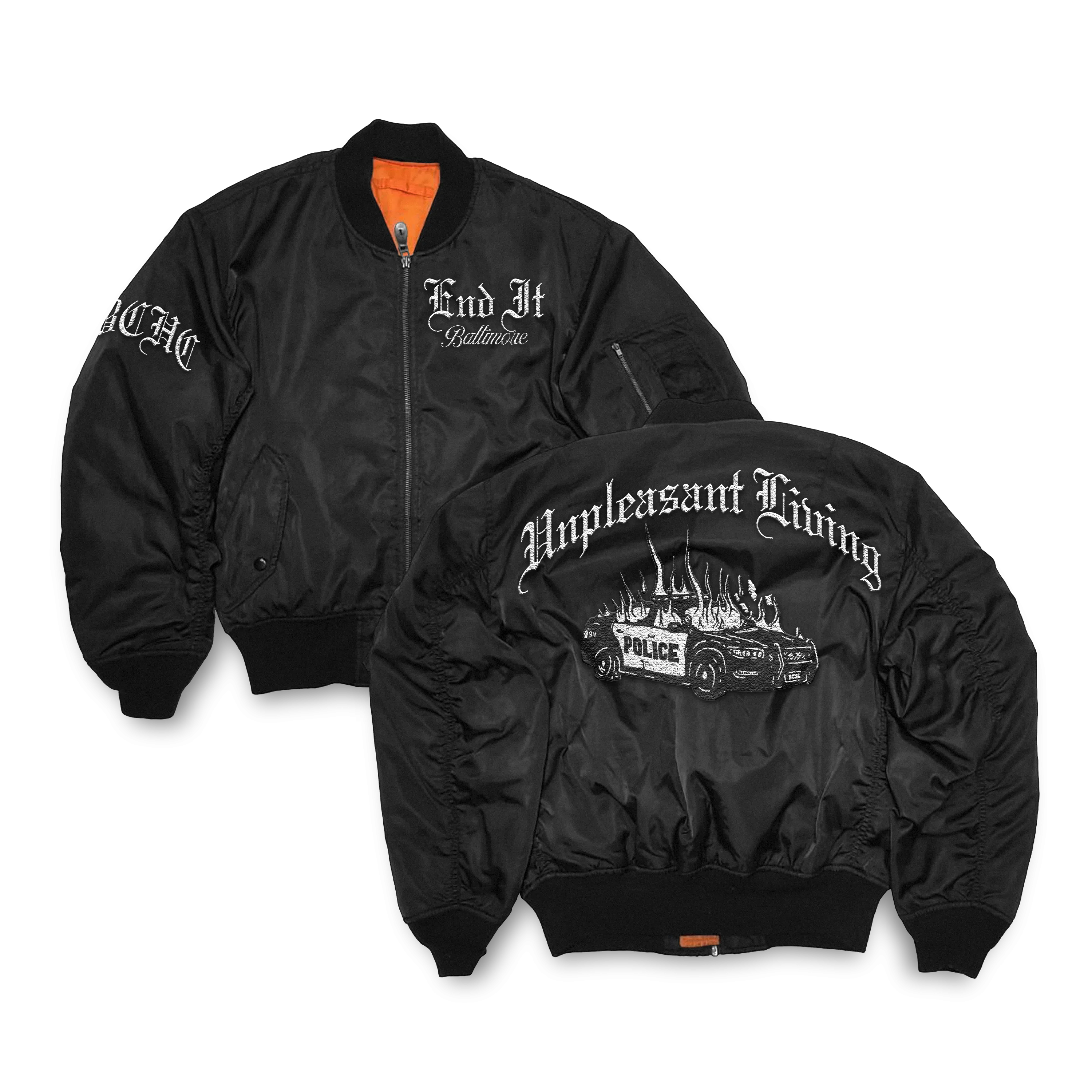 END IT - Unpleasant Living Bomber Jacket