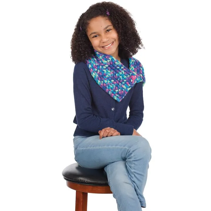 Faber-Castell Quick Knit Button Scarf