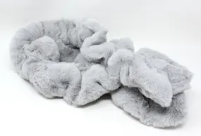 Faux Fur Gathered Look Scarf
