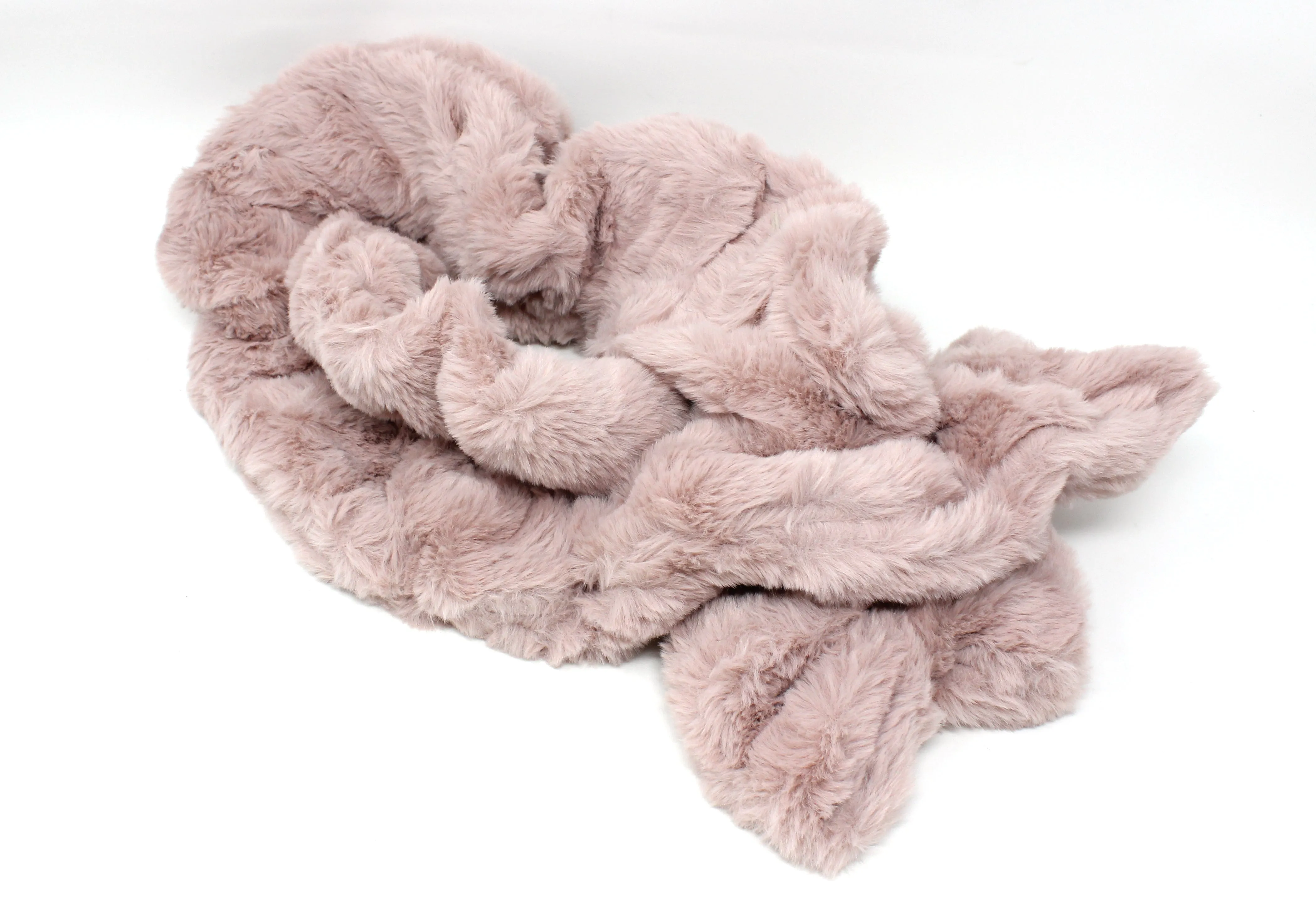 Faux Fur Gathered Look Scarf