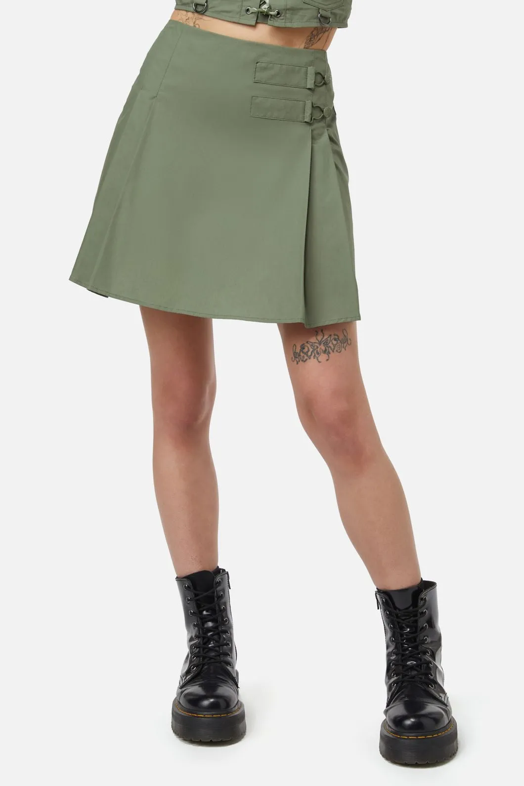 Field Work Pleated Skirt
