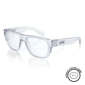 Fusions Clear Prescription Safety Glasses
