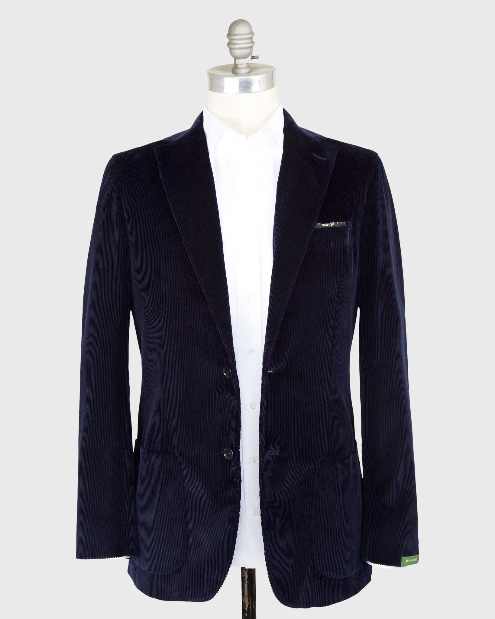 Garment-Dyed Kincaid No. 1 Jacket in Navy Washed Corduroy