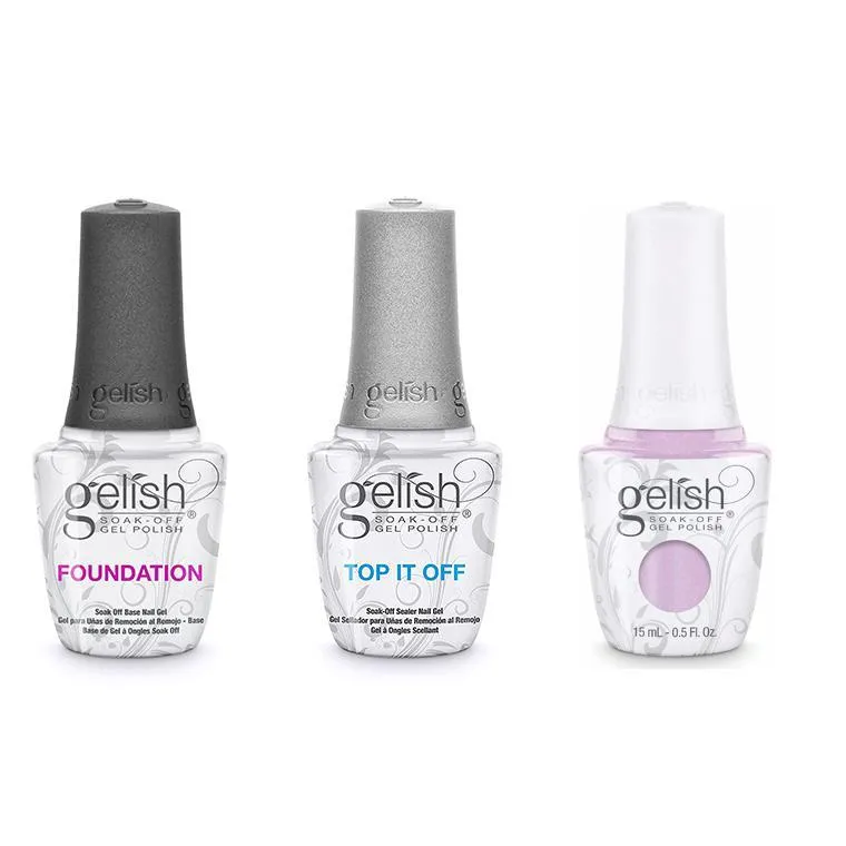 Gelish Combo - Base, Top & All The Queen's Bing