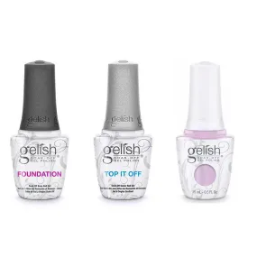 Gelish Combo - Base, Top & All The Queen's Bing