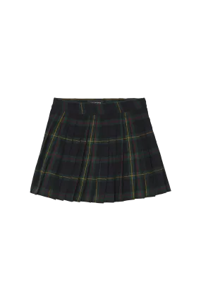 GLASGOW Green Checkers - Mini Skirt