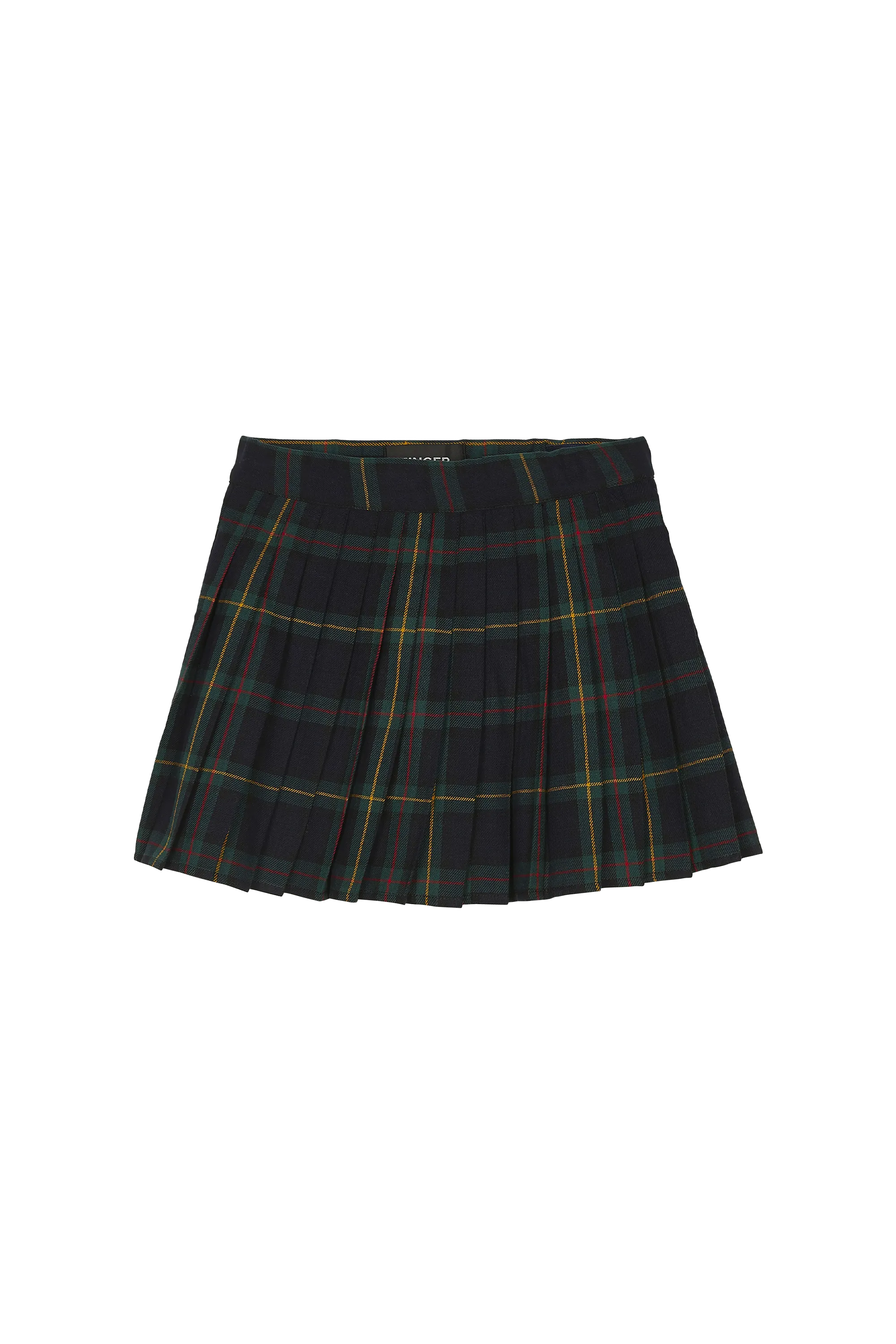 GLASGOW Green Checkers - Mini Skirt