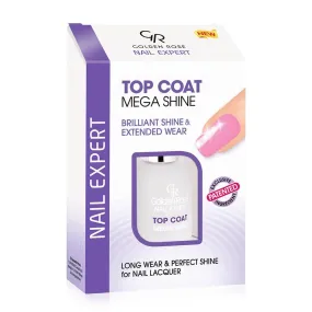 Golden Rose Nail Expert Top Coat Mega Shine