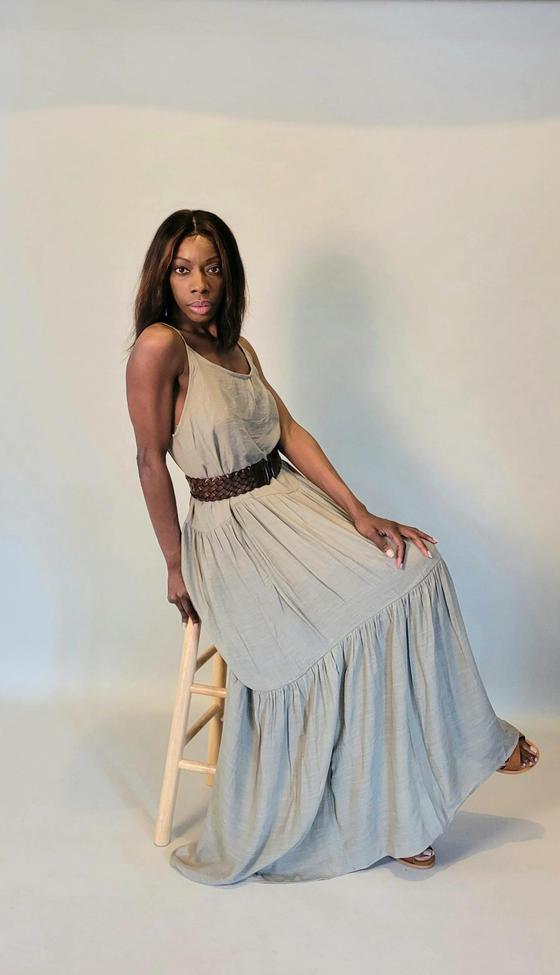 Helen Maxi Dress - Olive
