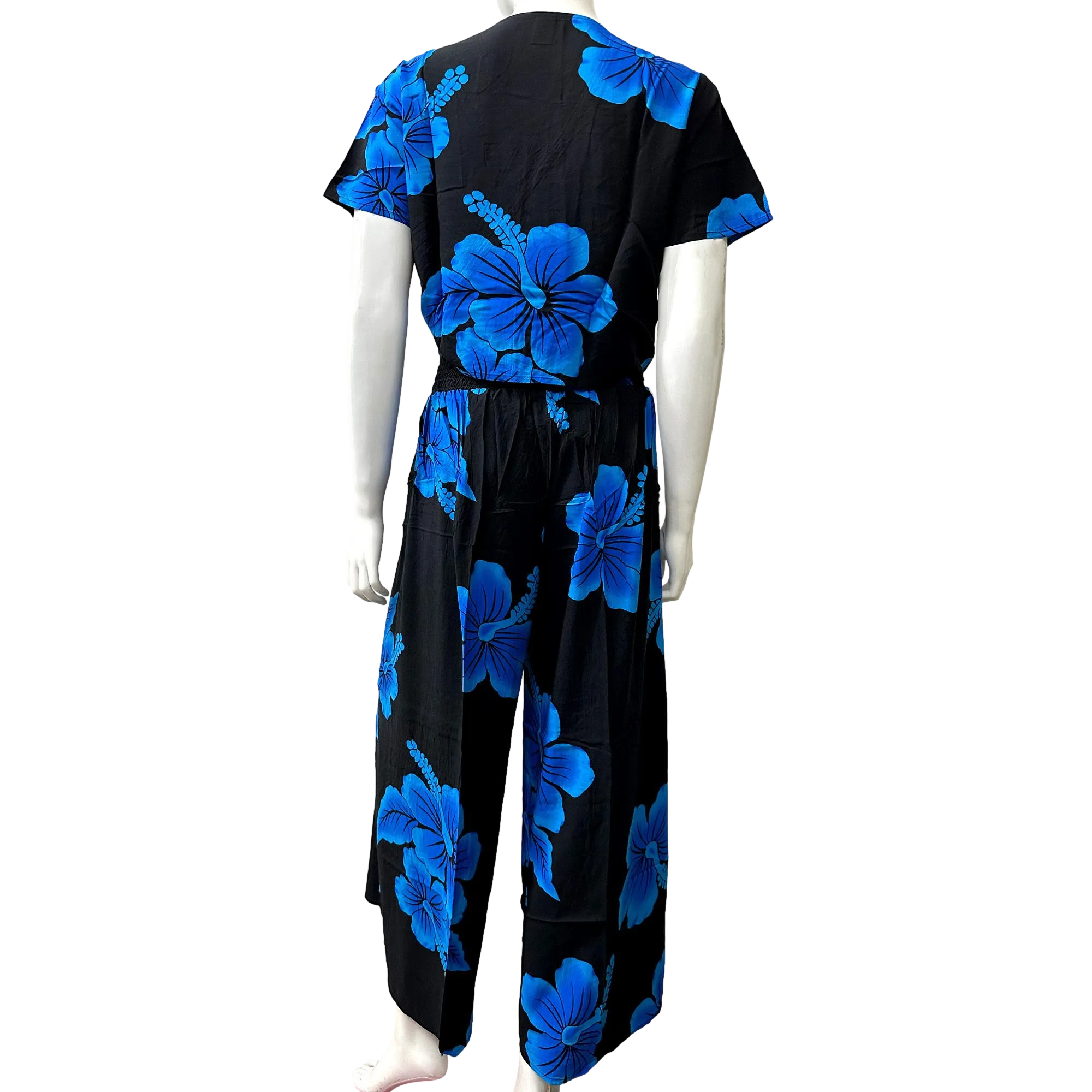Hibiscus Women's Wrap Around Pants Set