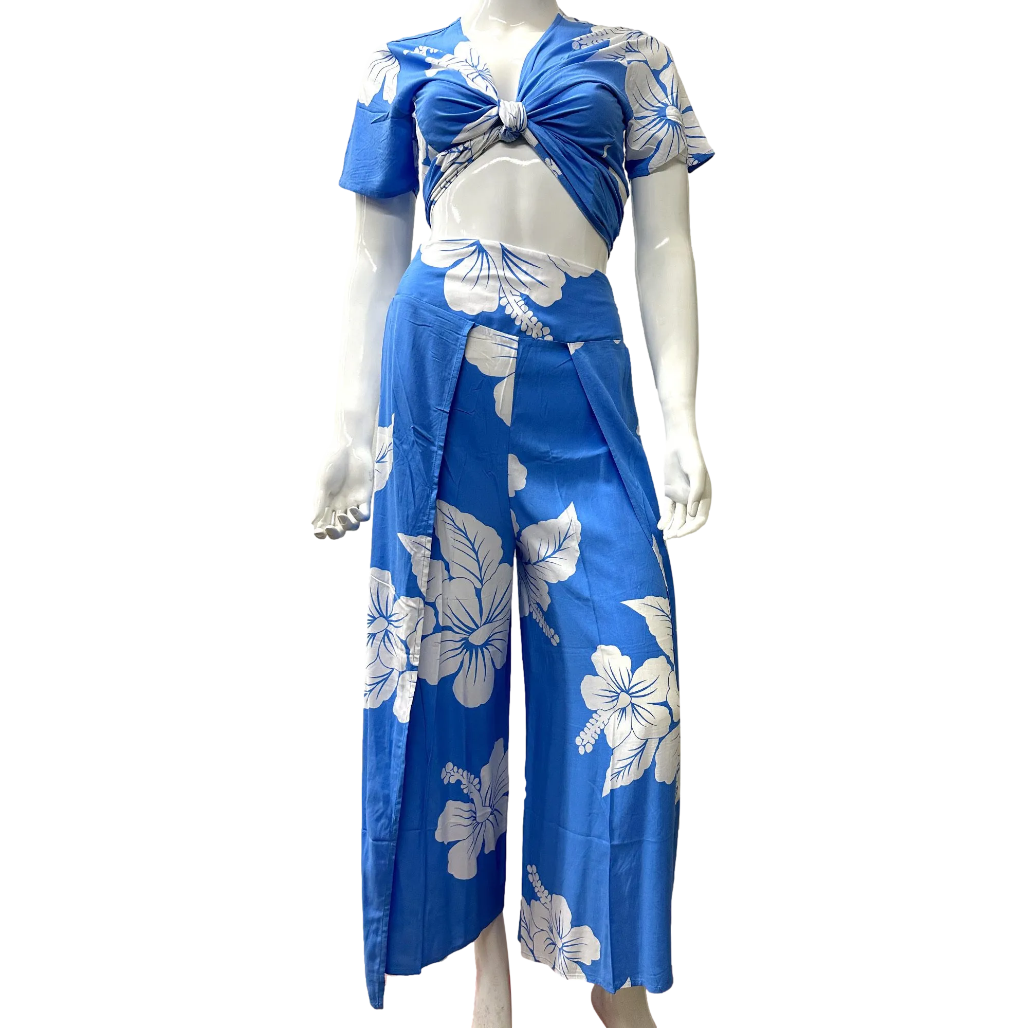 Hibiscus Women's Wrap Around Pants Set