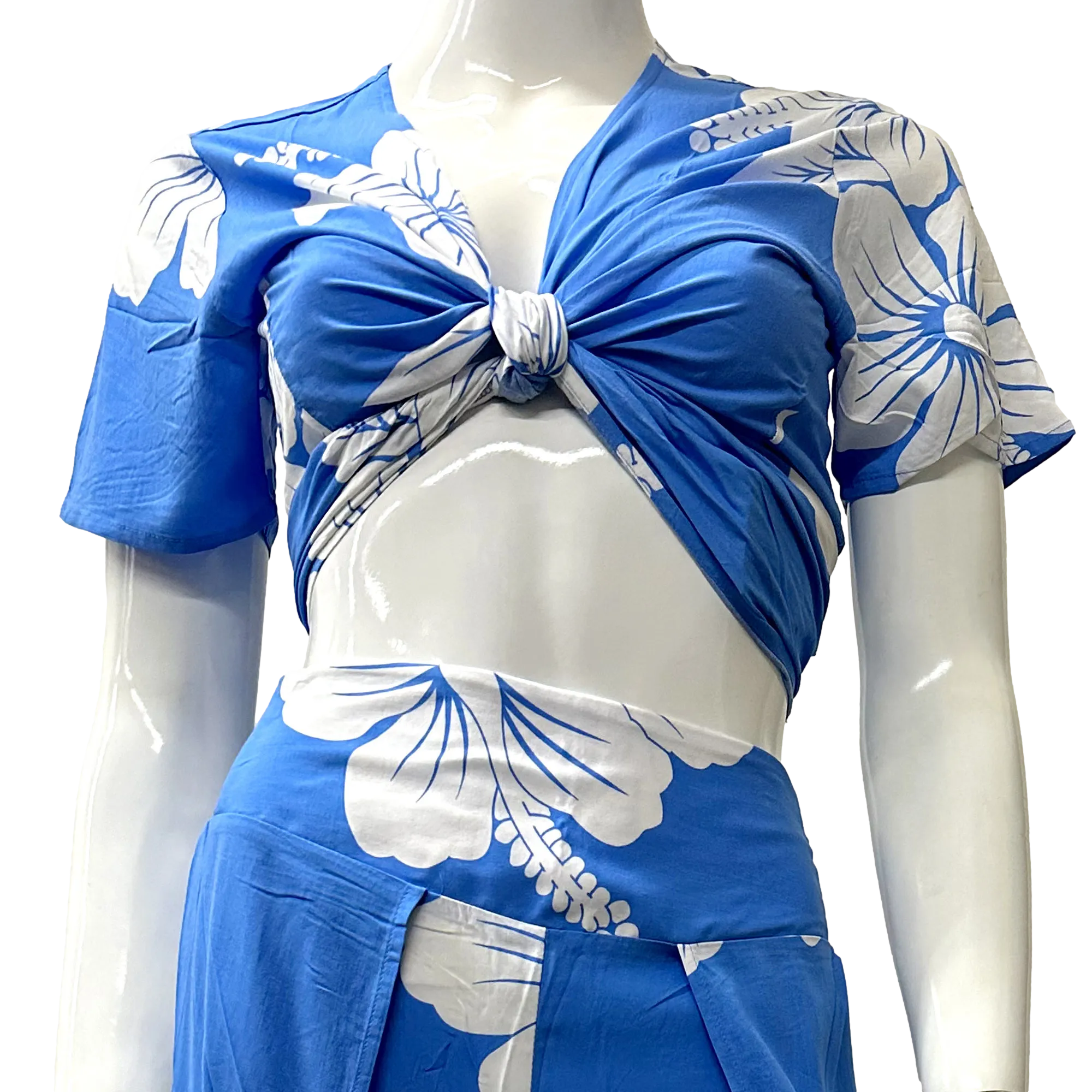 Hibiscus Women's Wrap Around Pants Set