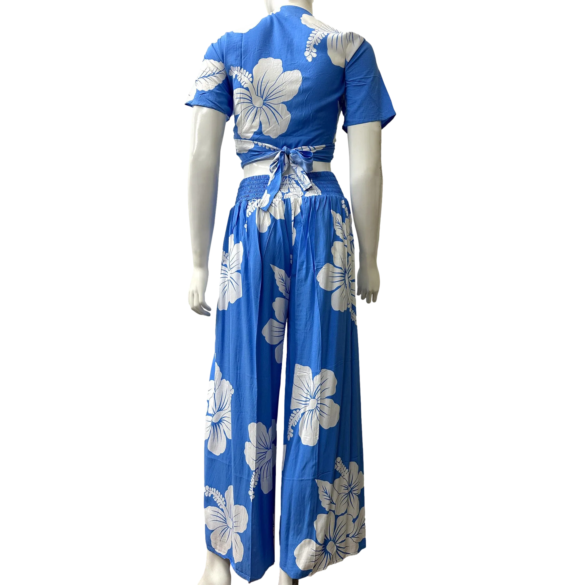 Hibiscus Women's Wrap Around Pants Set