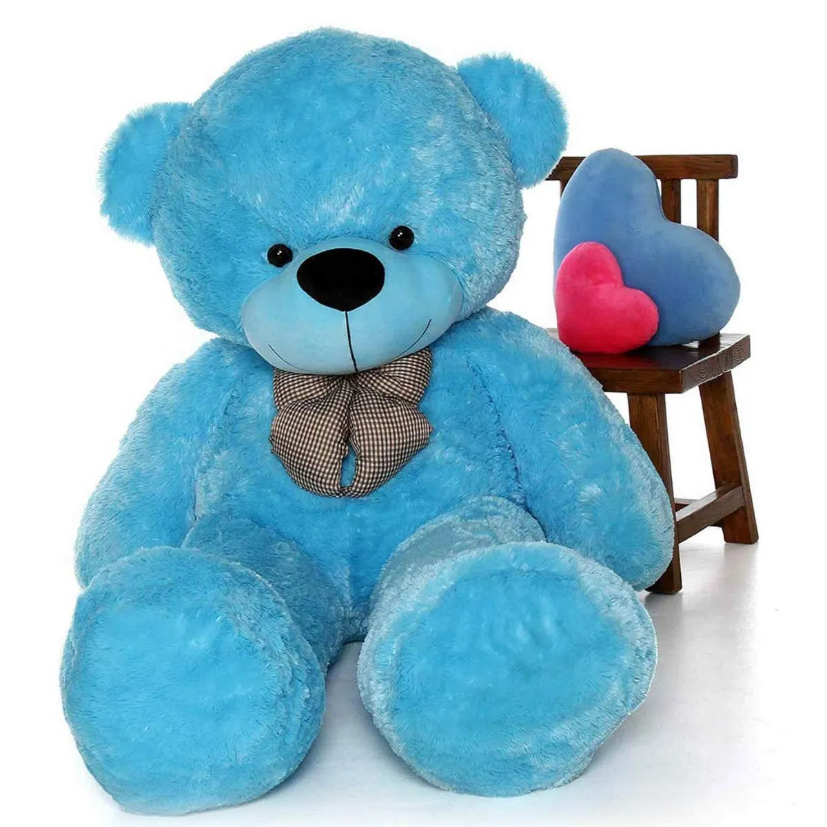 Hug N Feel 6 Feet Sky Blue Giant Teddy Bear Soft, Plush,Cuddly Stuffed Animal for Kids, Birthdays, Anniversaries, Valentine's Day,Special Occasions Large Huggable