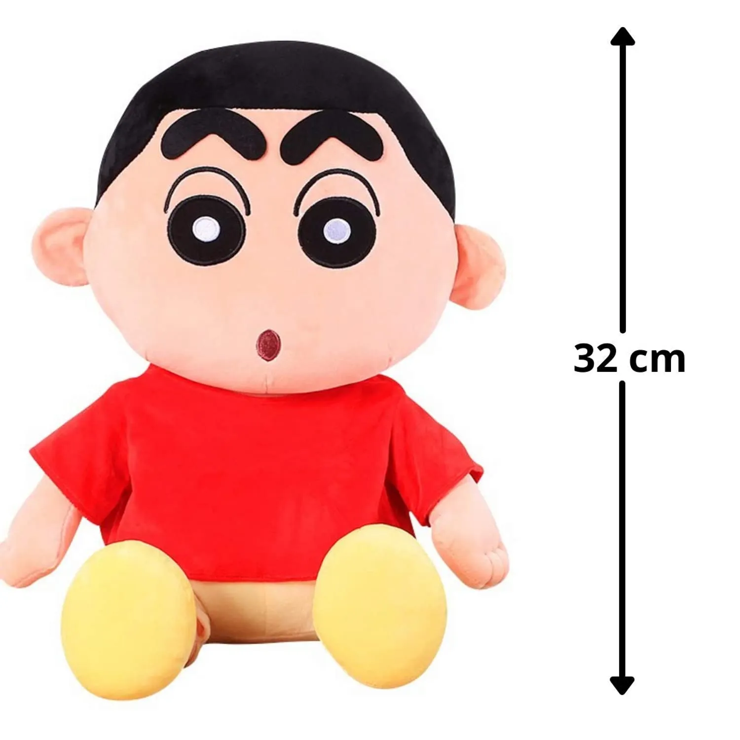 HUG 'n' FEEL SOFT TOYS Shinchan Soft Toys, Baby Toys, Soft Toys for Kids, Soft Toy, Soft Toy for Girls, Soft Toys for Baby Girl, Birthday Gift for Girls, Birthday Gift for Girls, Gift Items, (32 cm)