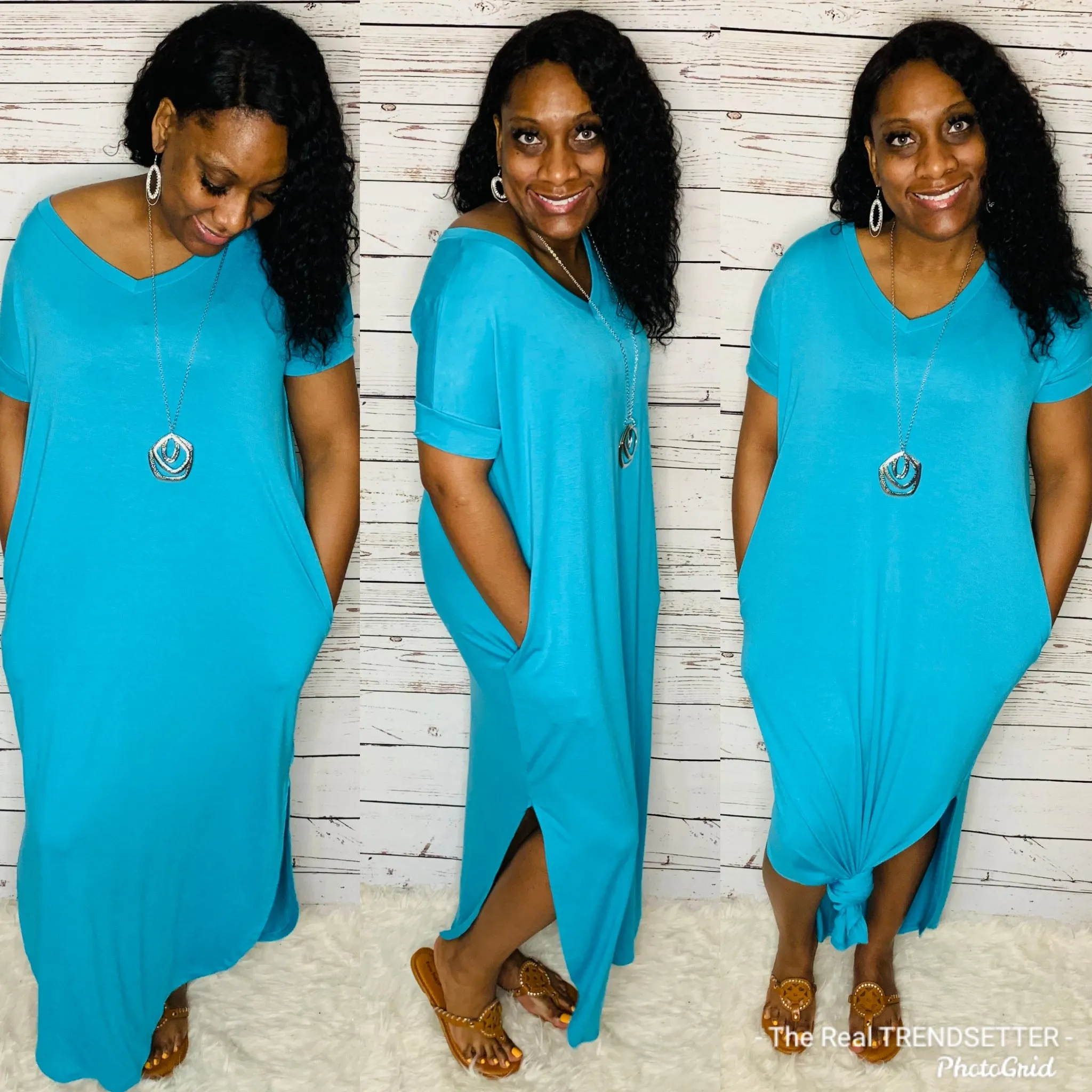 I Am Purposed Dress (Ice Blue - Regular & Plus) RUNS BIG......SIZE DOWN!!!!