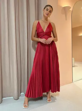 Issy Orla Dress in Berry